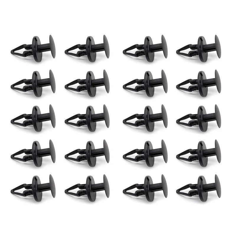 20 x Black Nylon Push Retainer Clips for GMC Chevrolet Cadillac Buick