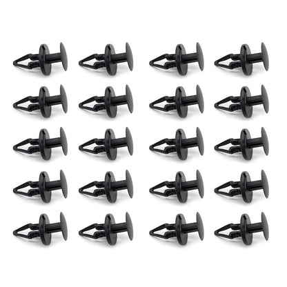 20 x Black Nylon Push Retainer Clips for GMC Chevrolet Cadillac Buick