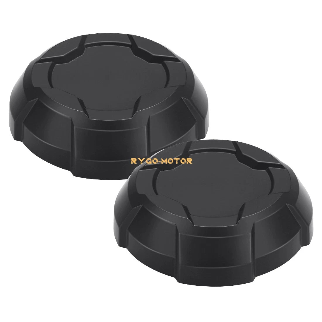 2 x Front Matte Black Rim Caps for Polaris Ranger SP 570 (2022–2024)