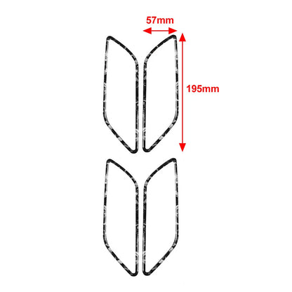 4 x Interior Door Handle Bowl Cover Trim for Audi A3 S3 RS3 (2013-2020)