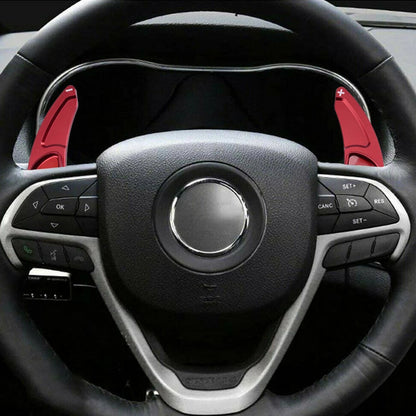 2 x Red Shift Paddle Extensions for Dodge Charger Challenger (2015-2023)