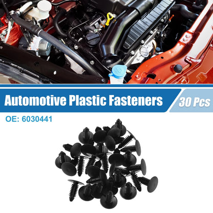 30 Pcs Bumper Clips for Jeep Ram - Automotive Plastic Fasteners