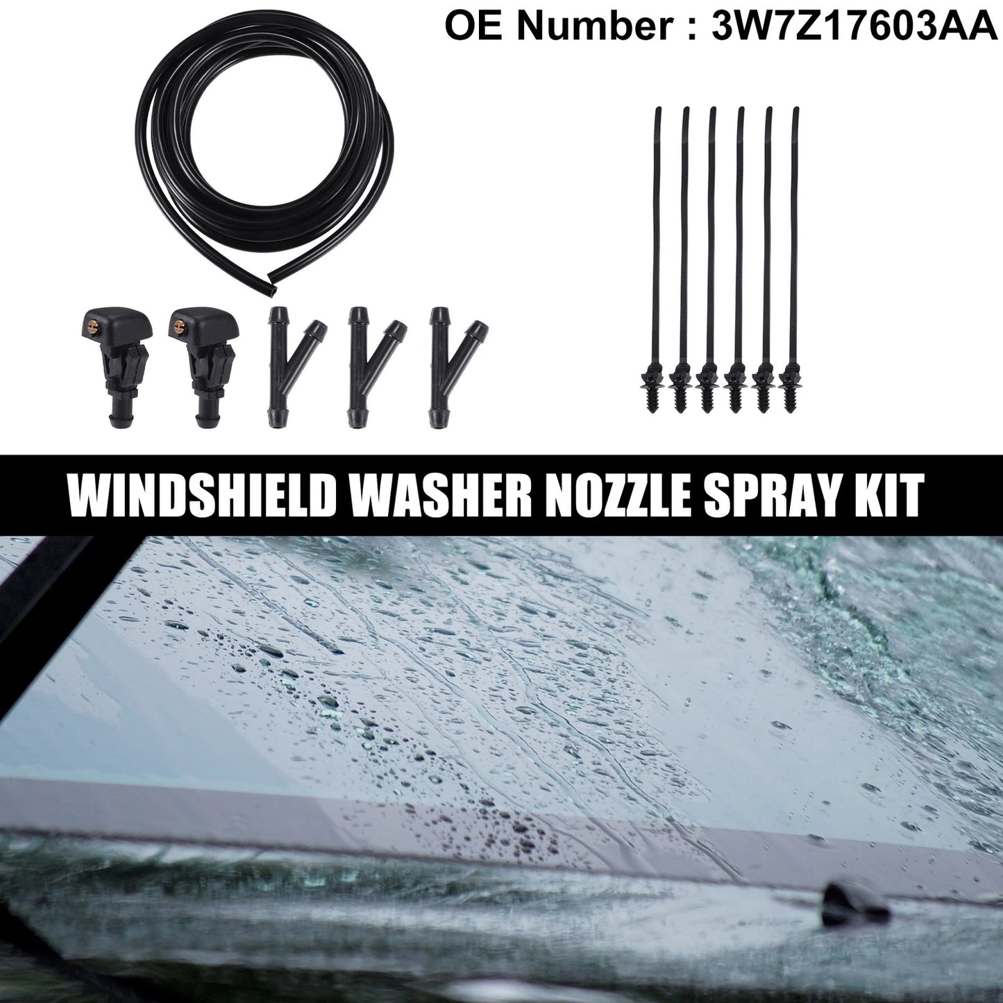 Windshield Washer Nozzle Set for Ford Crown (2010-2011)