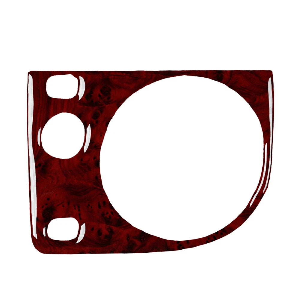 Wood Red Headlight Switch Knob Cover Trim for BMW 3 Series (1991-1999)
