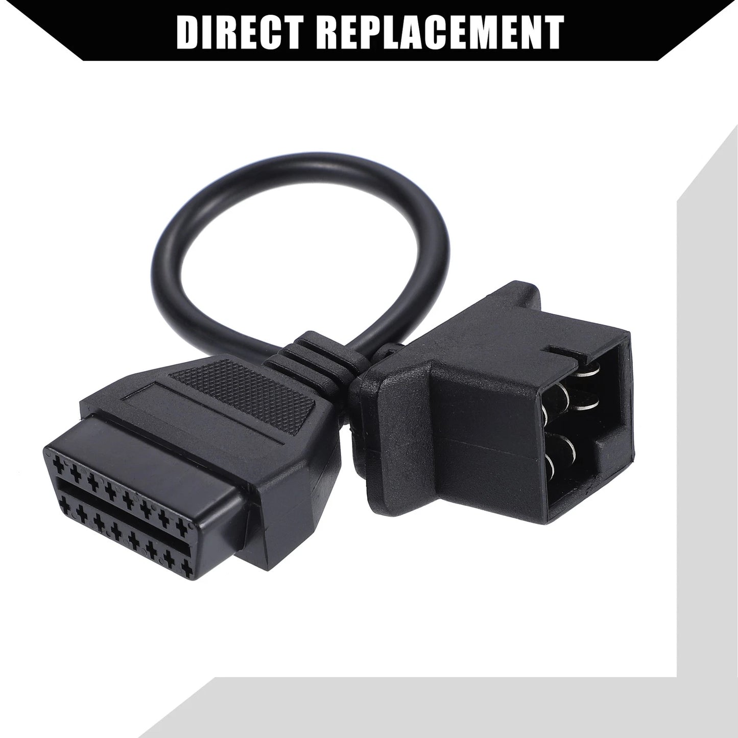 6 Pin to 16 Pin OBD2 Diagnostic Scanner Adapter Cable for Jeep (1996-2006)