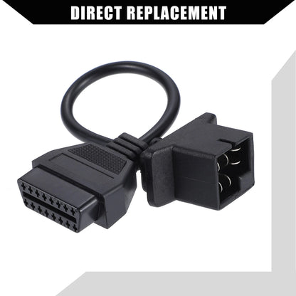 6 Pin to 16 Pin OBD2 Diagnostic Scanner Adapter Cable for Jeep (1996-2006)