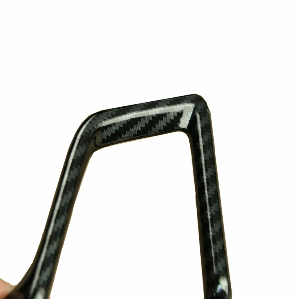 2 x Carbon Fiber Steering Wheel Trims Cover for Subaru Crosstrek XV
