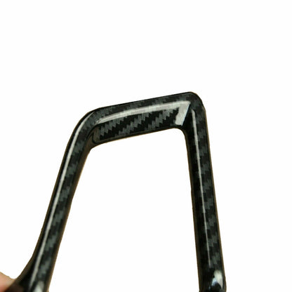 2 x Carbon Fiber Steering Wheel Trims Cover for Subaru Crosstrek XV