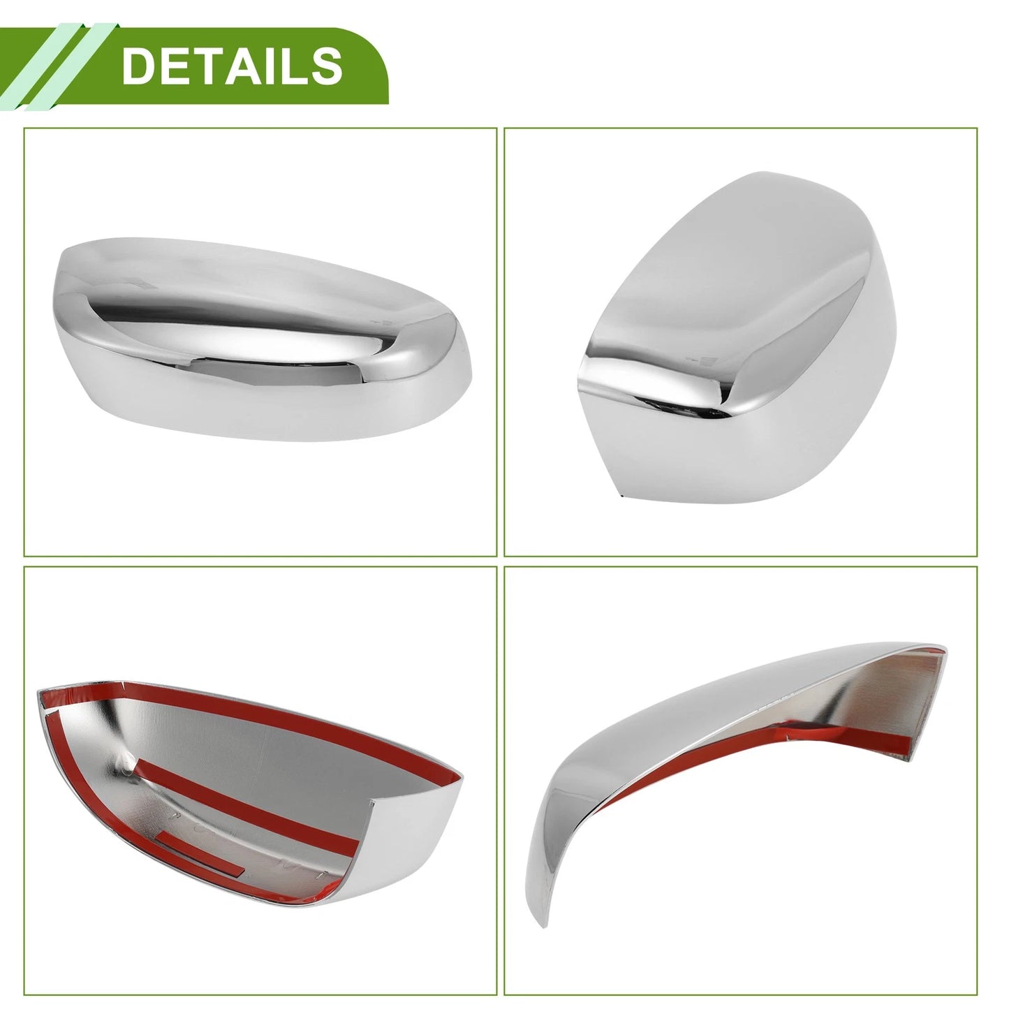 Mirror Cover Cap Electroplating Replacement for Chevy Silverado 1500 (2007-2013)
