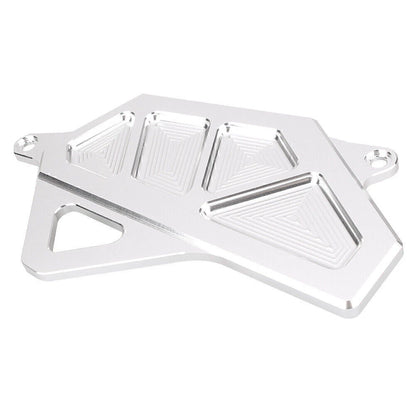 Silver Aluminum Front Guard Chain Sprocket Cover for Yamaha YZF R25 R3 (2015-2017)