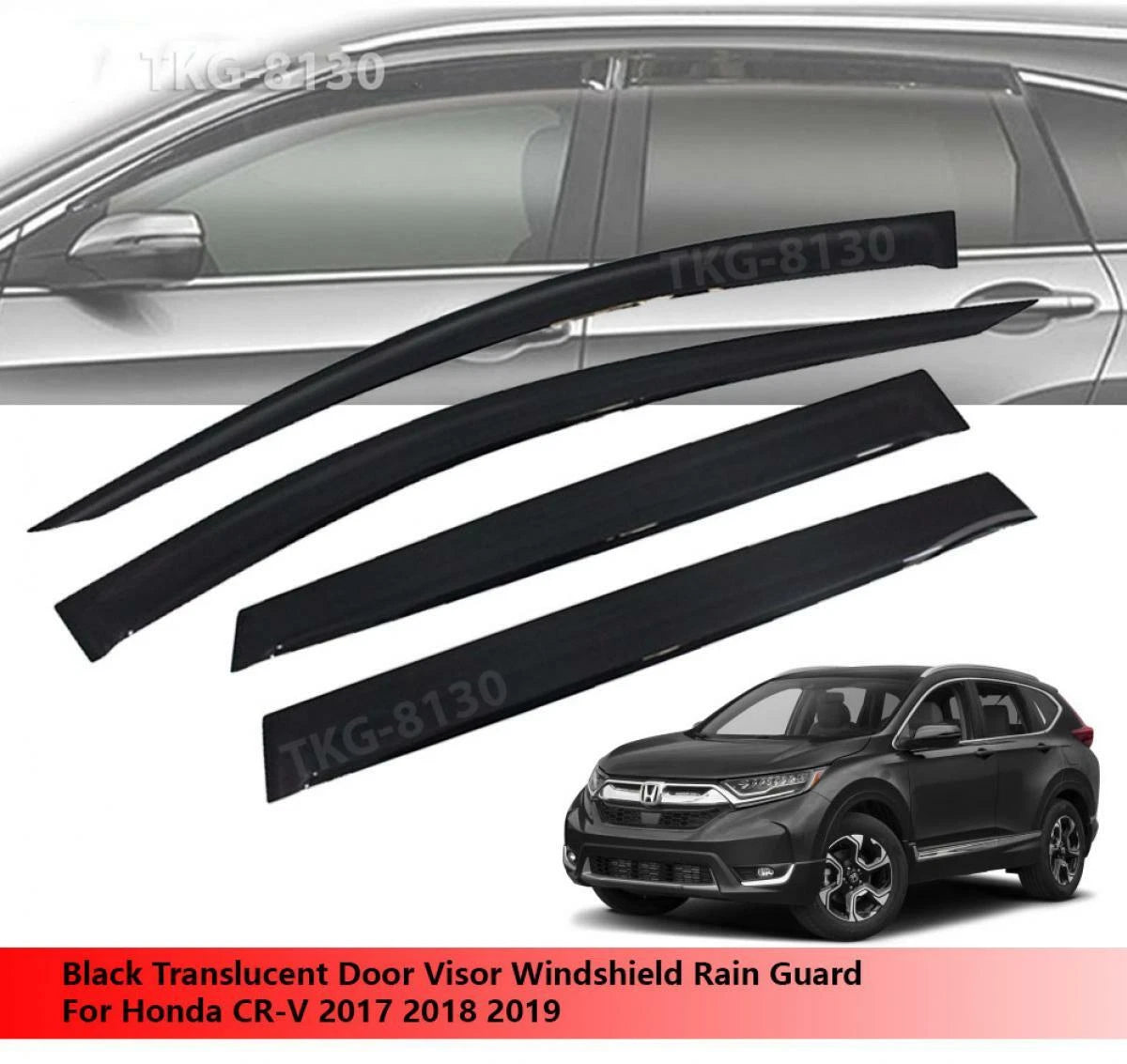 Window Visor Monsoons for Honda CR-V (2017-2019)