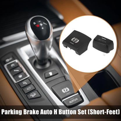 Parking Switch Brake P & Auto H Button Cover Kit for BMW F01 F02 F07 F10 F12