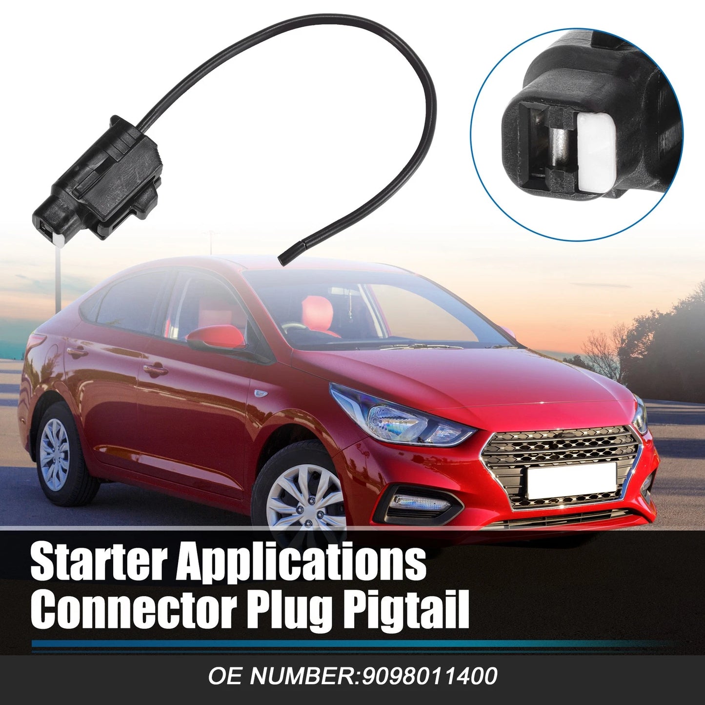 Starter Connector Plug Pigtail for Toyota Venza (2009-2015)