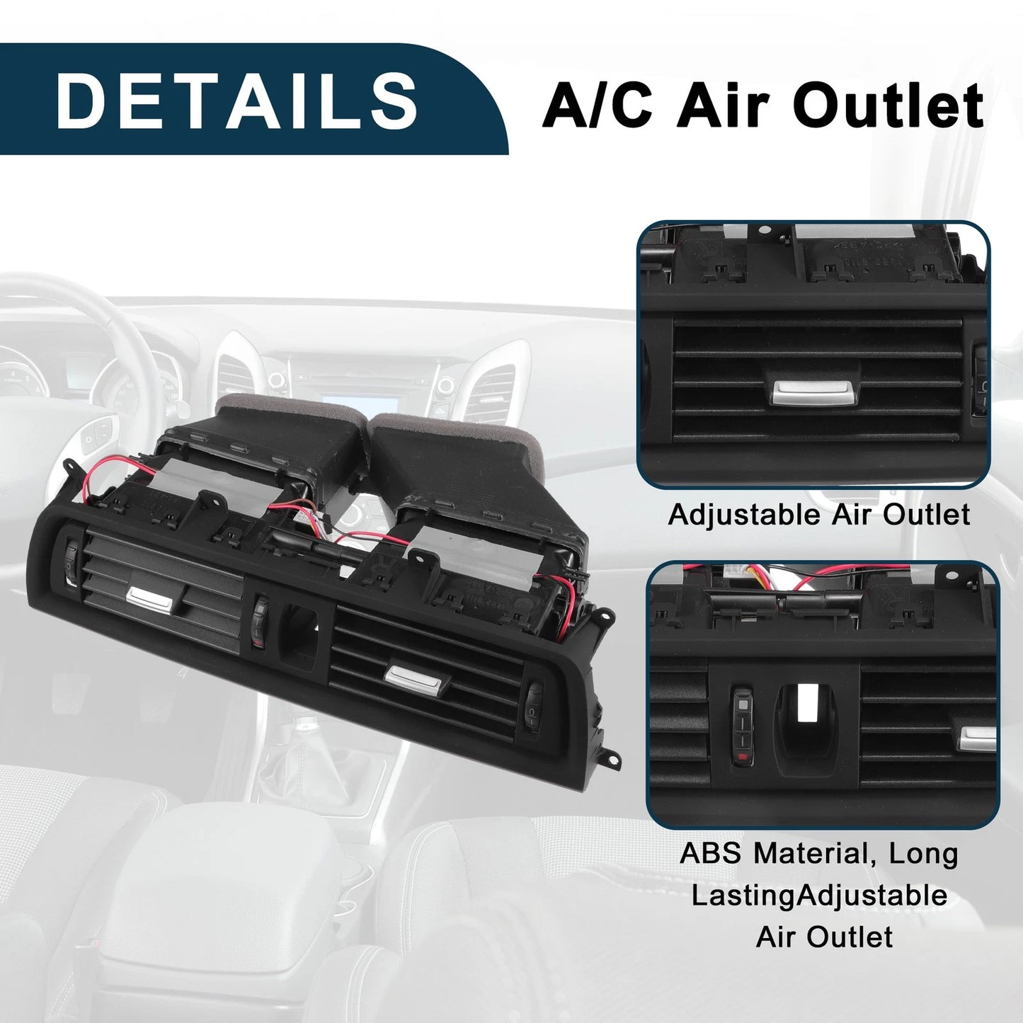 Center Dash A/C Outlet for BMW 528i 2011-2015