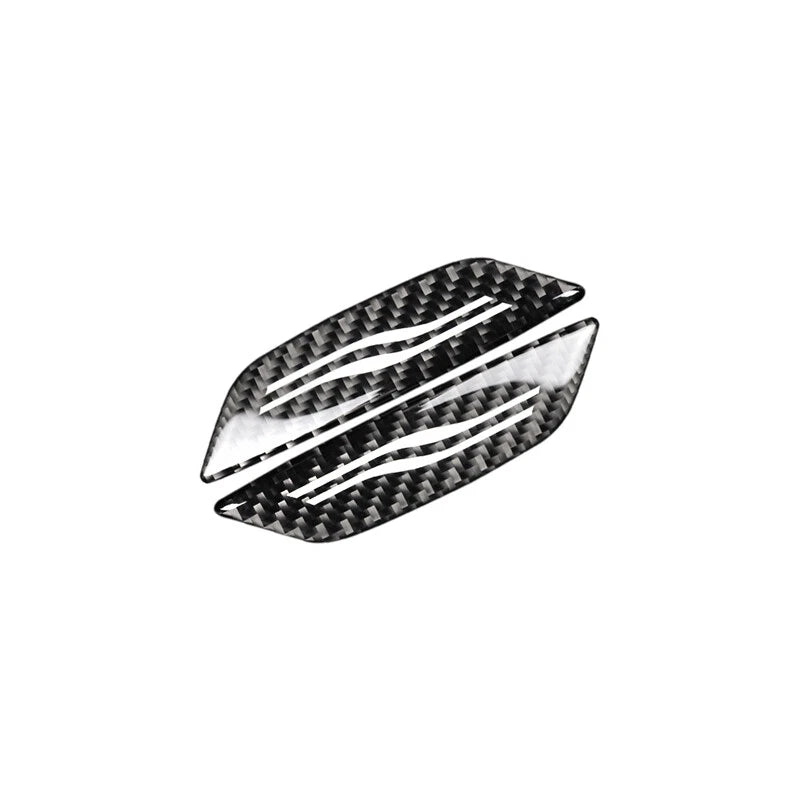 Carbon Fiber Door Sill Plate Foot Scuff Pedal Fit For BMW F30 Series 3 2013-2018