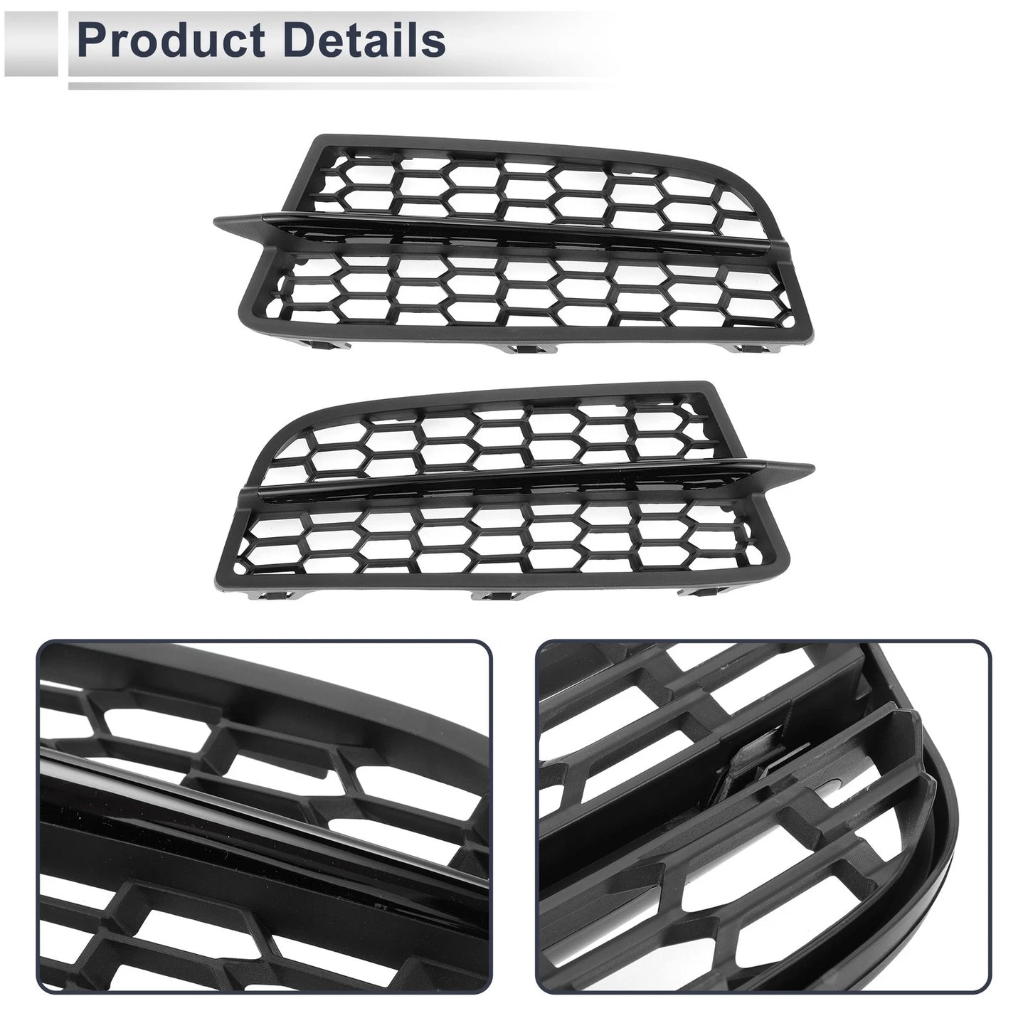 Car Front Fog Light Grill for BMW F20 F21 (2011-2015) - 1 Pair