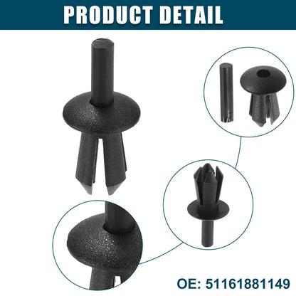 Fender Liner Clips for BMW 128i (20 Pcs) - Replacement Parts (2008-2013)