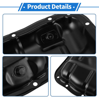 Engine Oil Pan for Toyota Corolla (2017-2023) - 1 x Steel Black