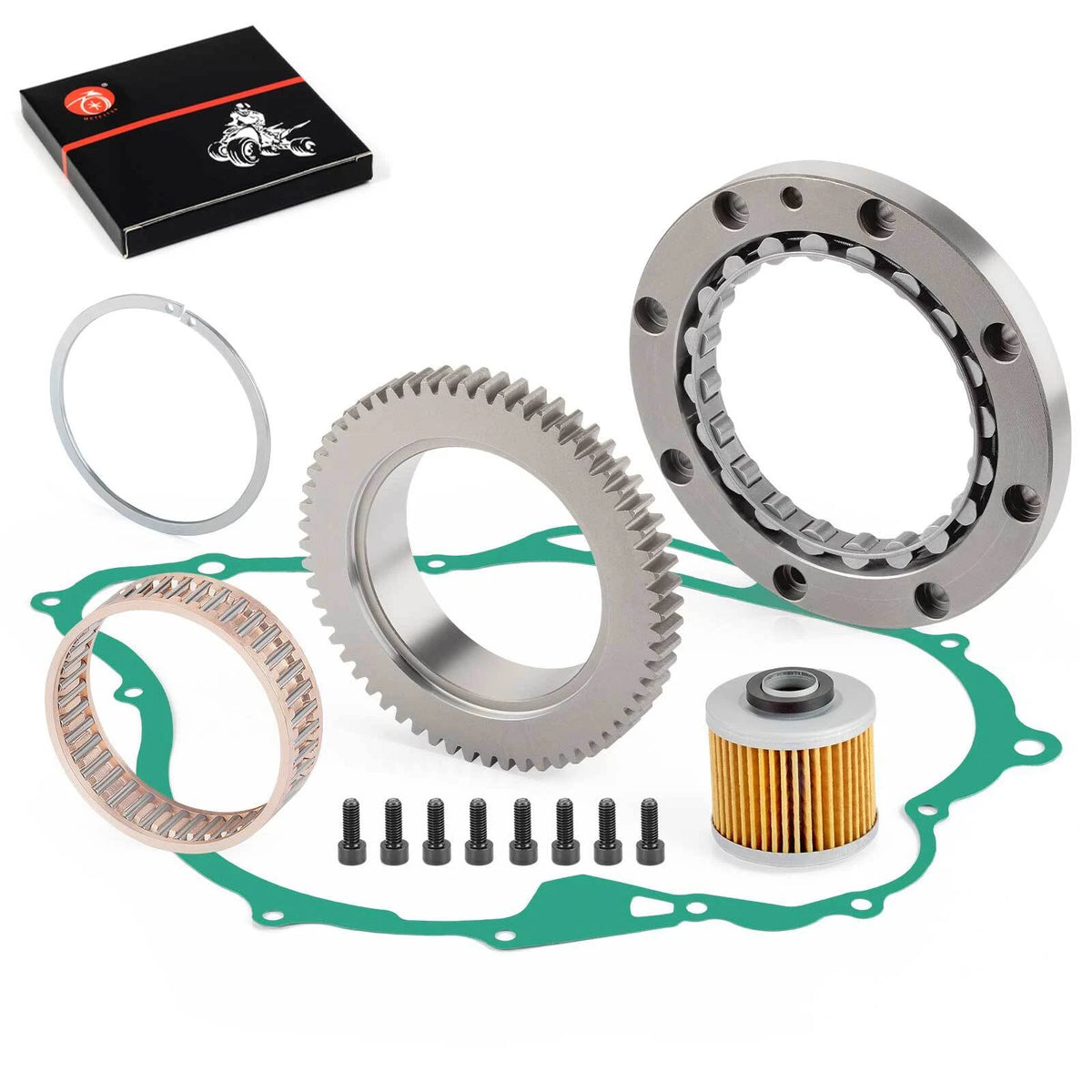 One Way Starter Clutch Bearing Kit for V-Star 1100 XVS1100 Classic (2002–2009)