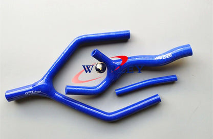 Silicone Radiator Hose Kit for Yamaha YZ125 1989-1992 - Blue