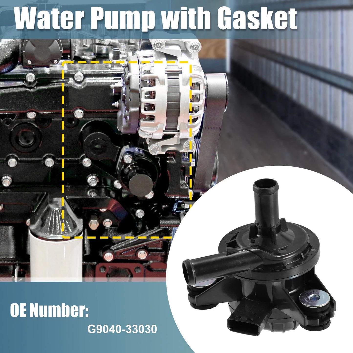 Drive Motor Inverter Cooler Water Pump for Lexus Toyota Hybrid