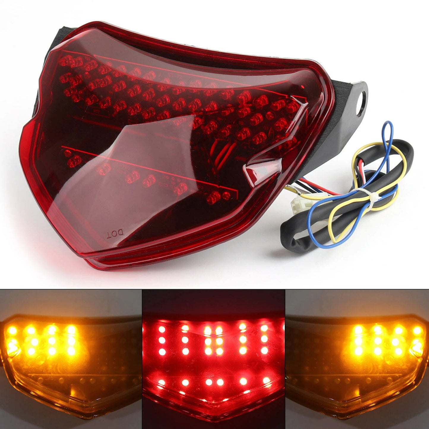 Tail Light Turn Signals for Suzuki GSXR 600/750 (2004-2005) Red