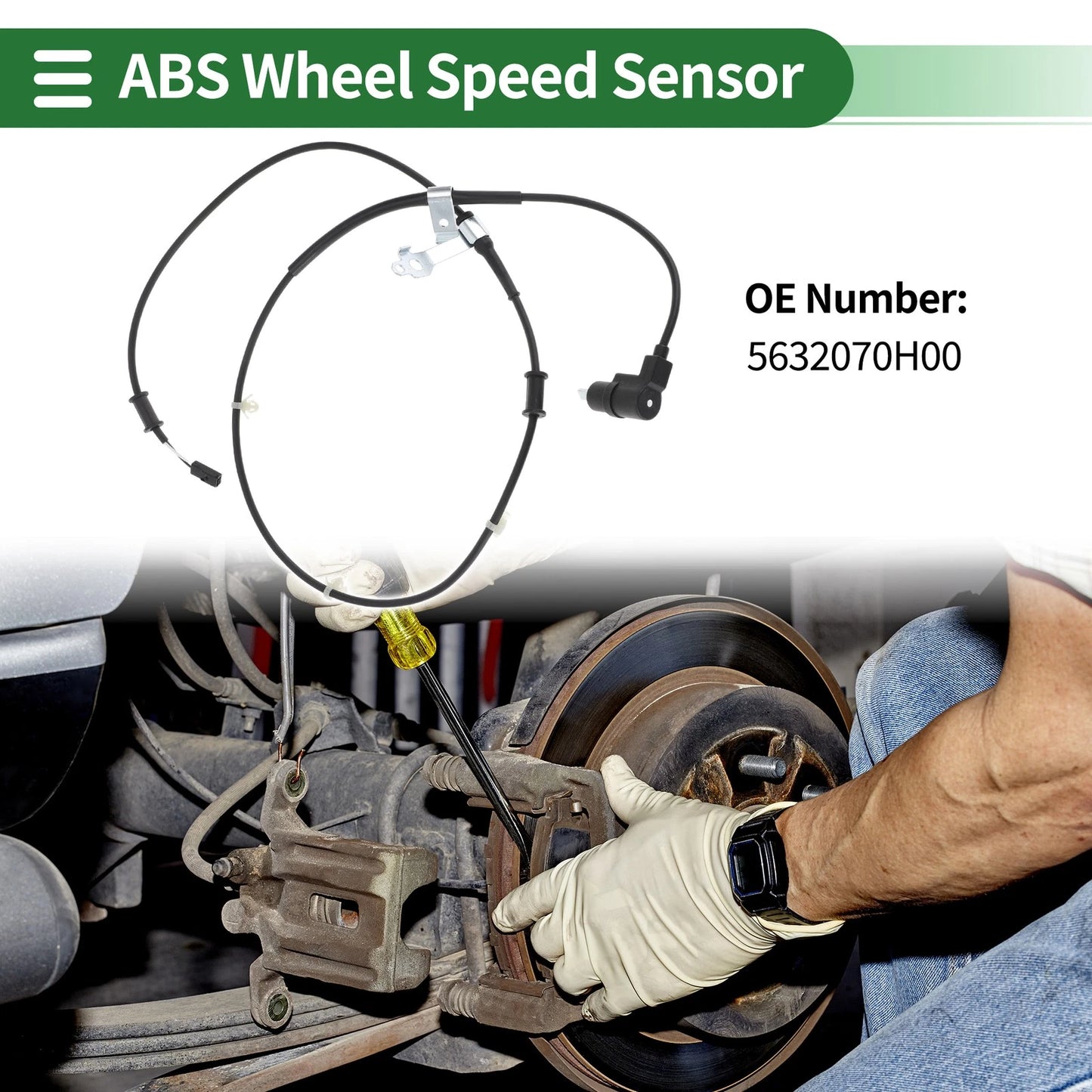 ABS Wheel Speed Sensor for Suzuki Solio (2006-2011)
