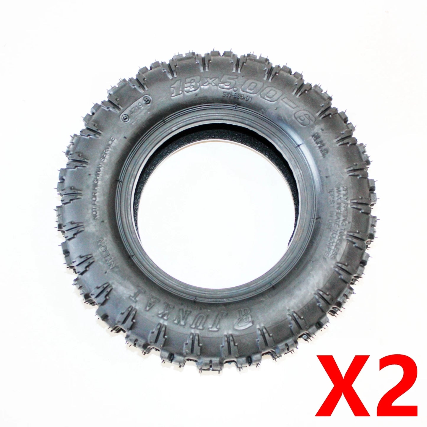 13 x 5.00-6 Inch Tyres for Quad Dirt Bike ATV Gokart Scooter Mini Buggy