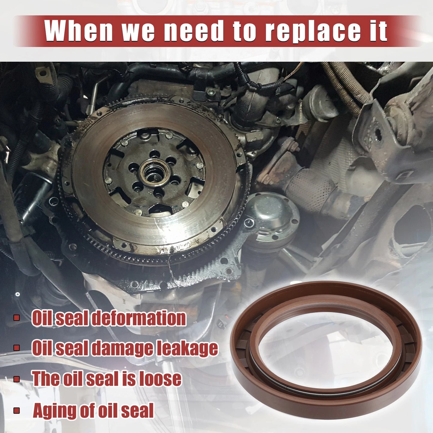Oil Pump Crankshaft Seal for Nissan Navara (1997-2005)