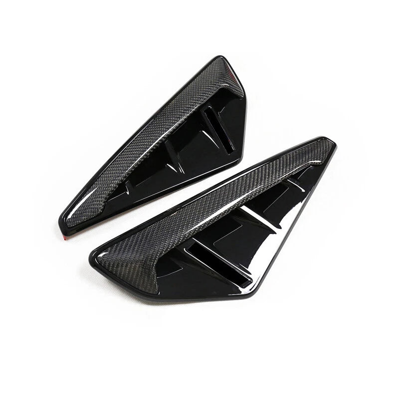 Dry Carbon Fiber Side Fender Air Vent Trim Parts Fit For BMW X5M 2020