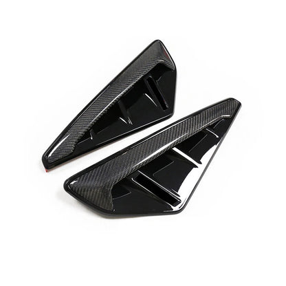 Dry Carbon Fiber Side Fender Air Vent Trim Parts Fit For BMW X5M 2020