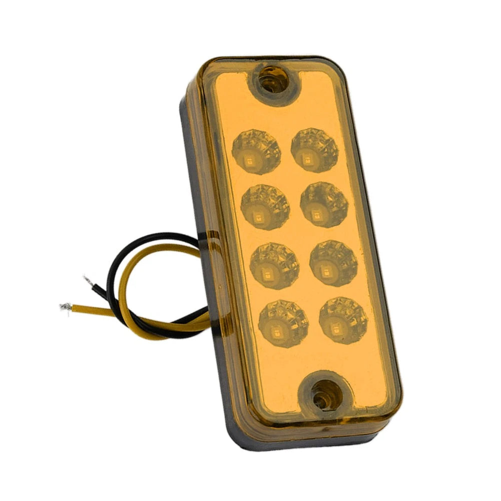 Amber LED Side Marker Lights for Truck Trailer RV Lorry