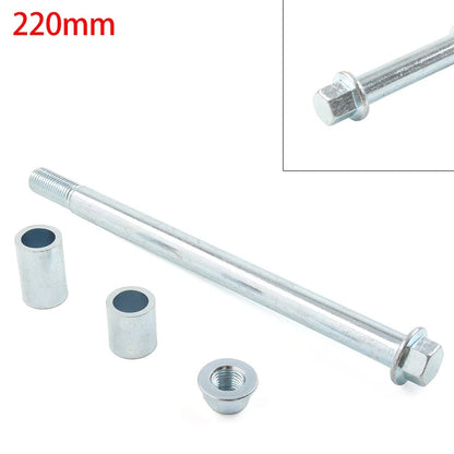 M15x 220mm + 2 Spacers Axle for 125cc 140cc Quad Dirt Pit Bike