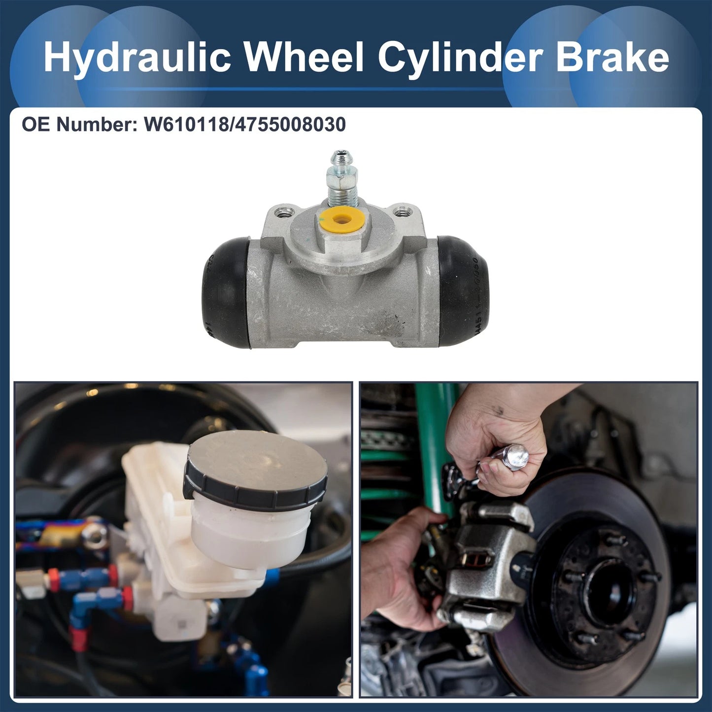 Brake Wheel Cylinder 2 x Aluminum Alloy for Toyota Sienna (2004–2010)