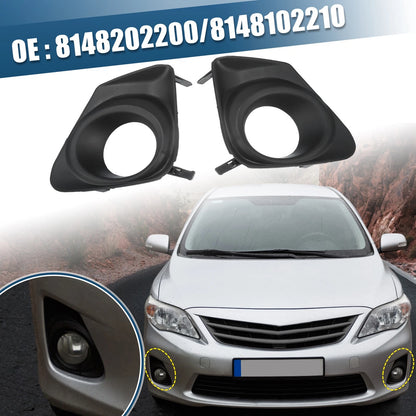 Front Fog Light Grille Cover Trims for Toyota Corolla 1.8L (2011-2013)