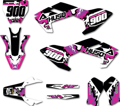 Custom Graphics Kit Preach Style for Husqvarna TC 50 (2017-2023)