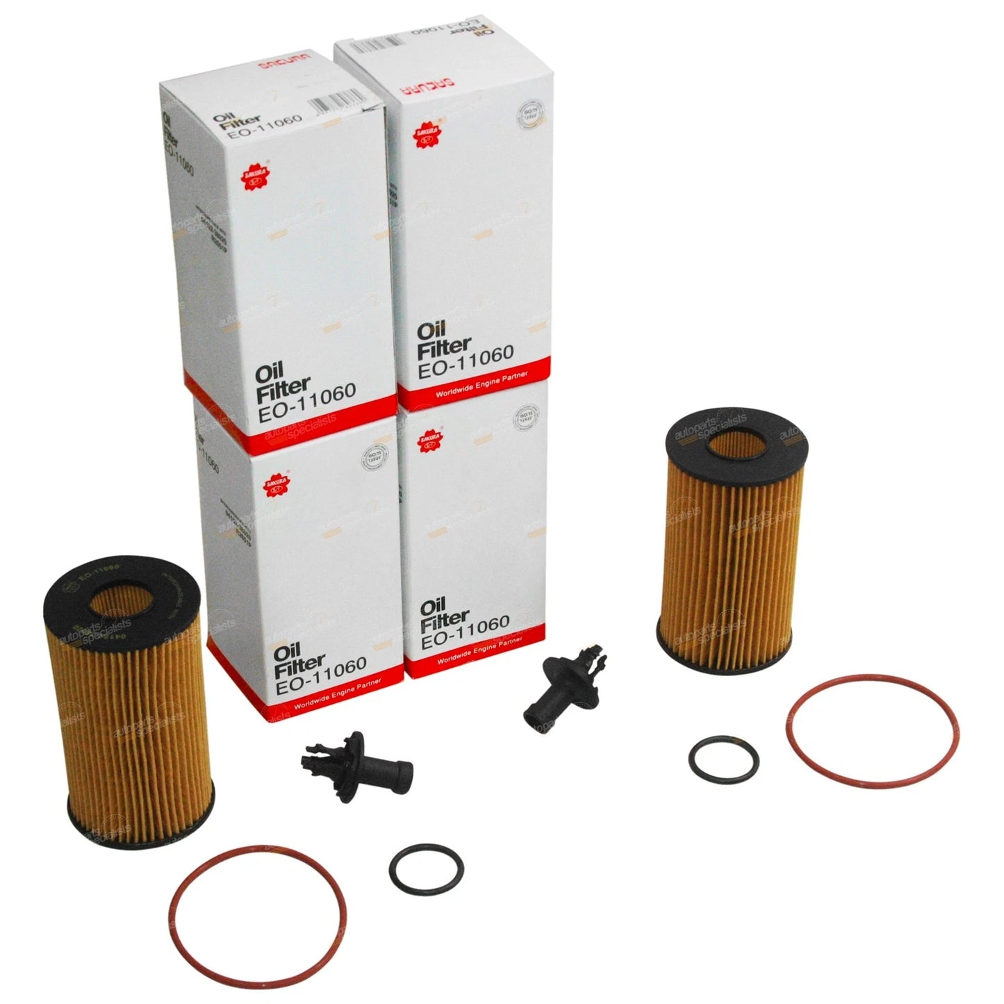 Oil Filters 4 x for Toyota Landcruiser 200 Series (2007–2015)