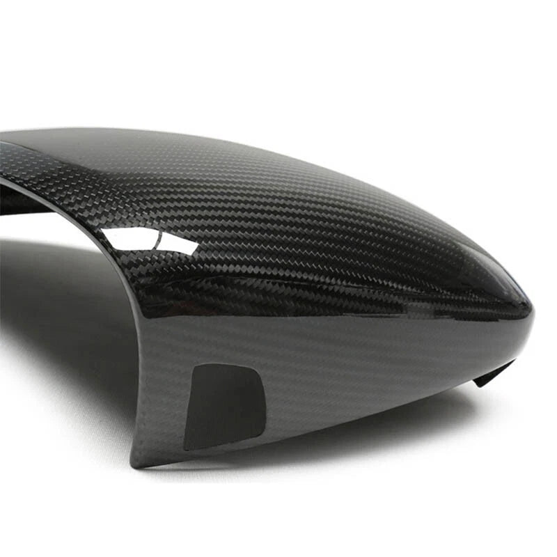 100% Carbon Fiber Mirror Cap Trim for Porsche Panamera 971 17-24 w/ Lane Assist