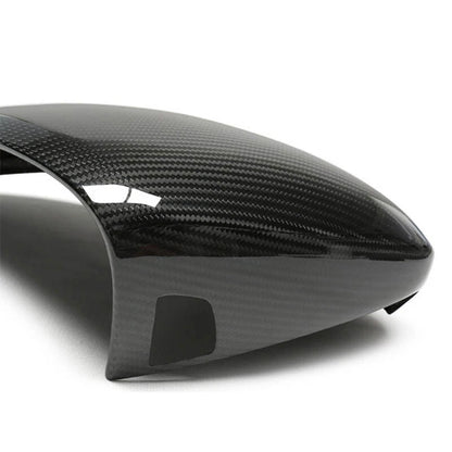 100% Carbon Fiber Mirror Cap Trim for Porsche Panamera 971 17-24 w/ Lane Assist