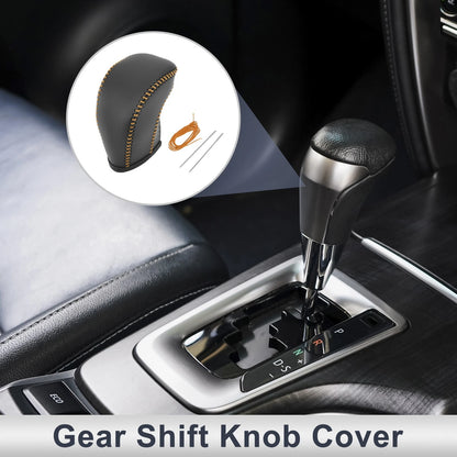 Car Gear Shift Knob Cover for Toyota Tacoma (2016-2022) Black Orange