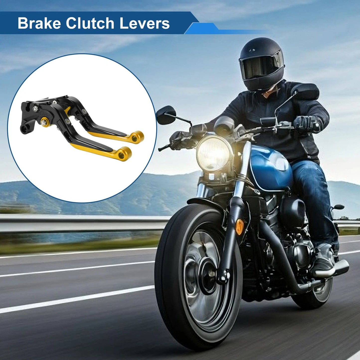 Adjustable Short Long Brake Clutch Lever for Yamaha MT-07 (2014–2022)