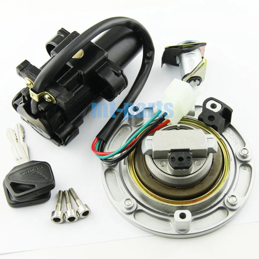 Ignition Key Switch Fuel Cap Seat Lock Set for Honda CBF500 CBF1000 (2004-2010)