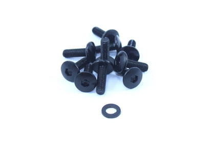 Bolts 10x Black Aluminium Fairing Screen Bolts m5 x 16mm Pan Mushroom Head