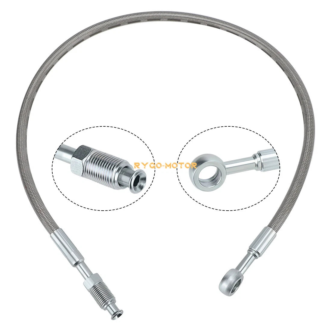 Front Brake Master Cylinder & Hose Line for Polaris Xplorer 400 500 Xpress 400L