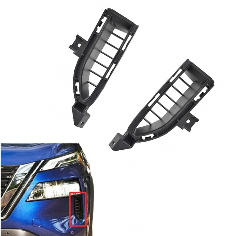 Front Outer Bumper Grilles for Nissan Rogue (2021-2023)