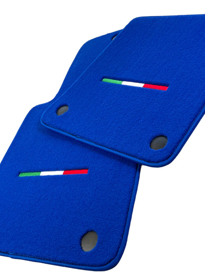 Blue Floor Mats for Ferrari 599 Coupe Tailored Carpets Italy Edition (2006-2012)