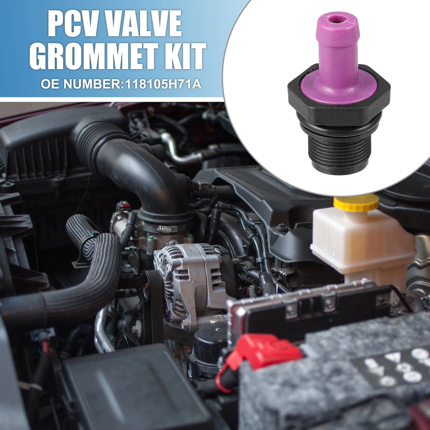 PCV Valve Exhaust Fittings for Nissan Versa Kicks (2010-2023)  Pcs