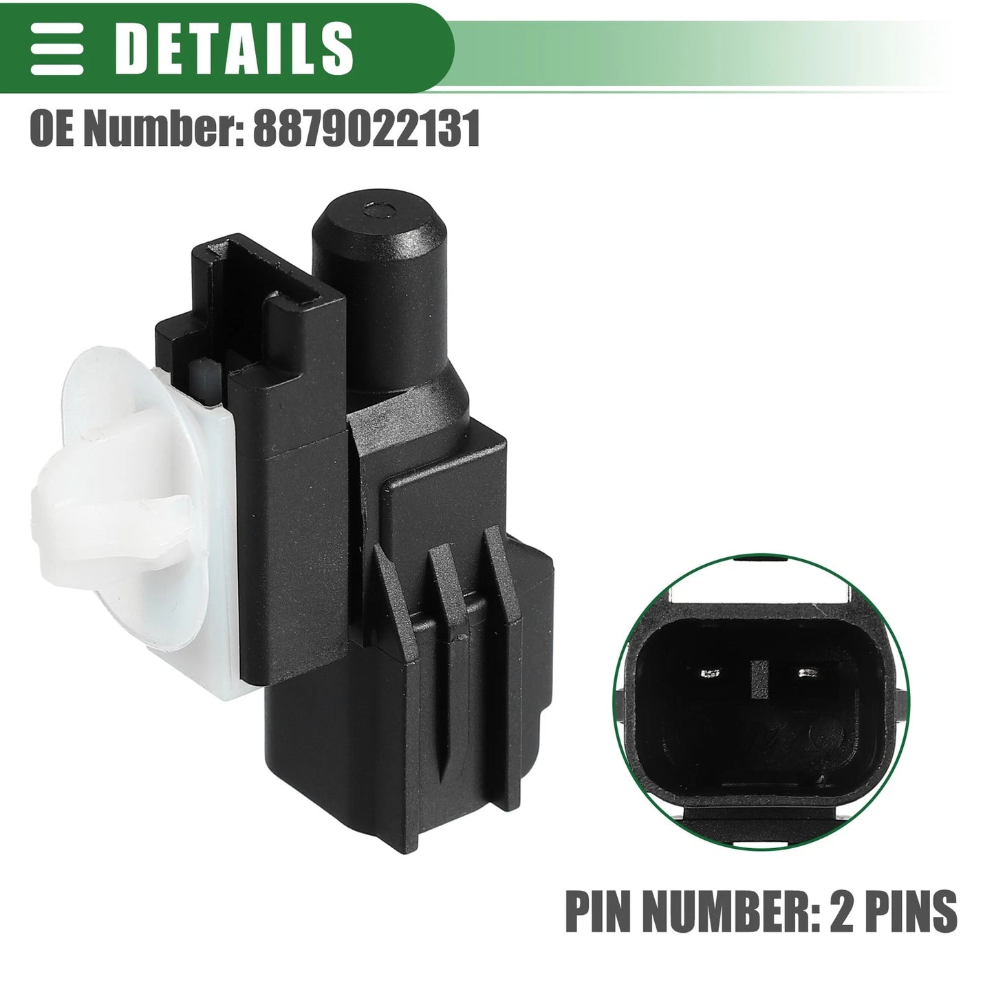 Ambient Air Temperature Sensor for Scion XD 2008-2014 (2 x) Black