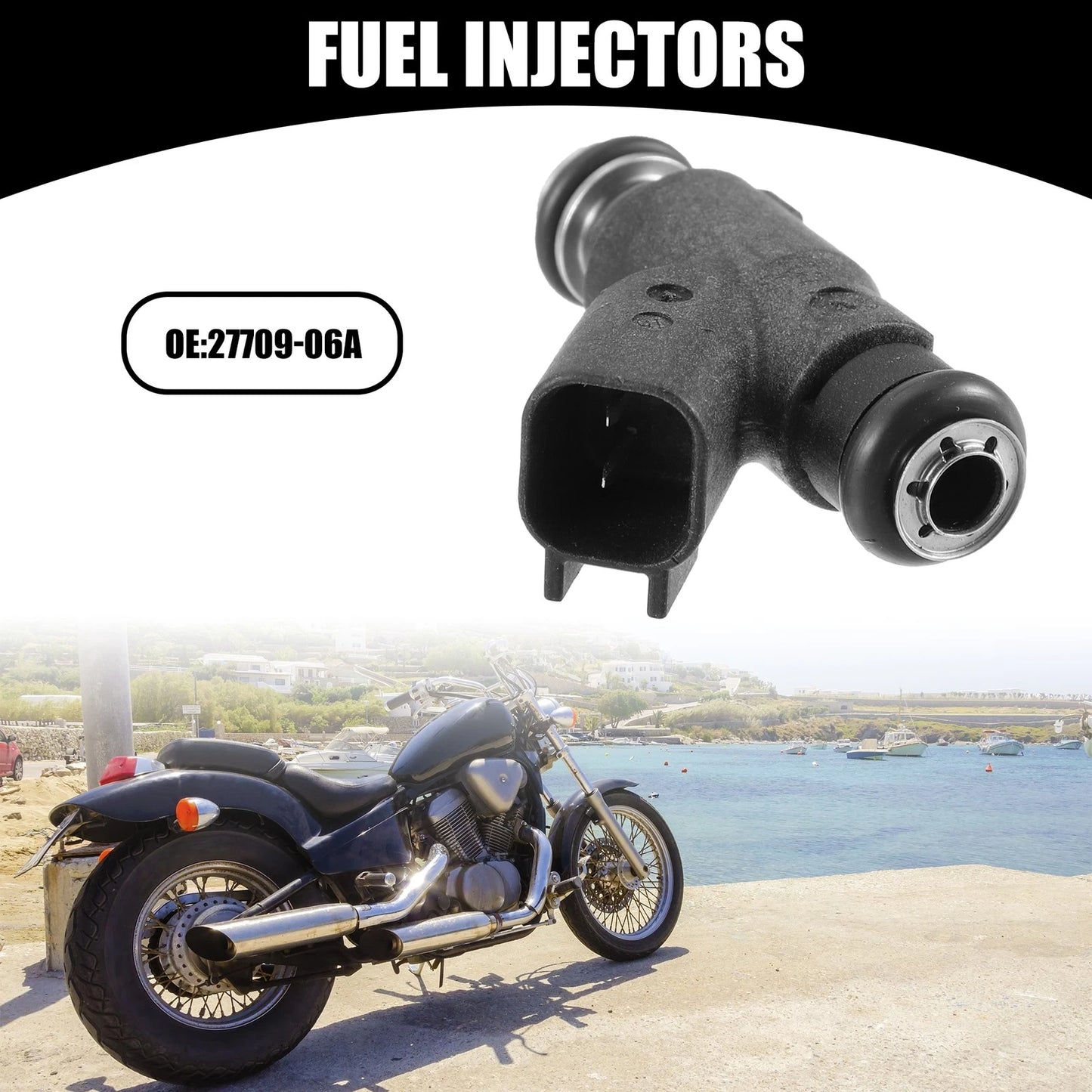 Fuel Injectors 2 x 6-Hole for Harley-Davidson