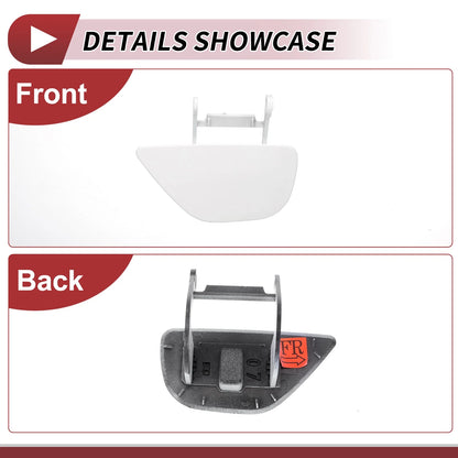 Front Right Washer Nozzle Cover for BMW 535i GT (2010-2017) White